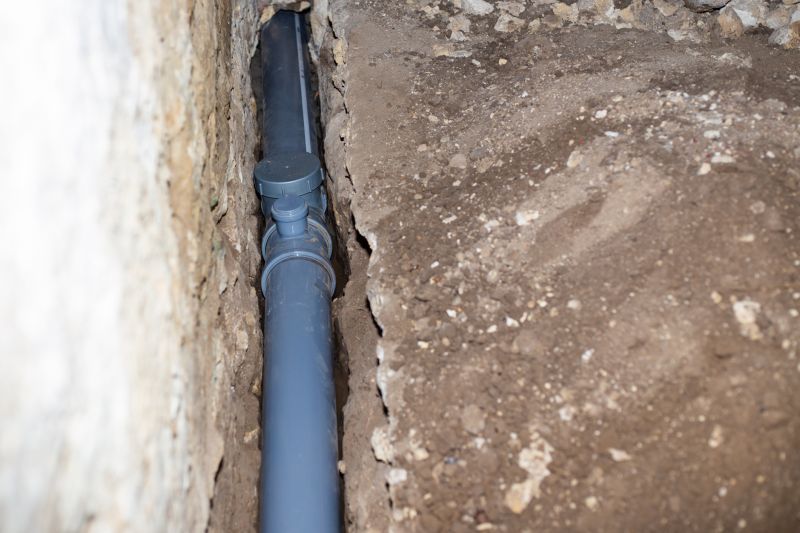 Sewer Line Trenching